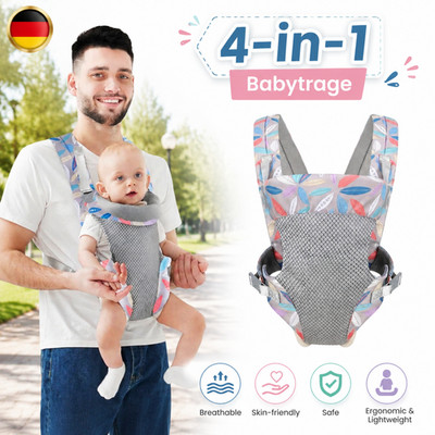 Babytrage Babytragetuch Kindertragetuc h Baby Bauchtrage Neugeborene Kindertrage