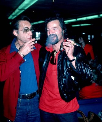 Sid Caesar Robert Goulet Gallery Hawaii Cocktail Party at Hyatt Re- Old Photo