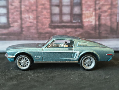 1/64 Matchbox 1968 Ford Mustang Fastback Umbau Real Riders Eleanor Halibrand Rim