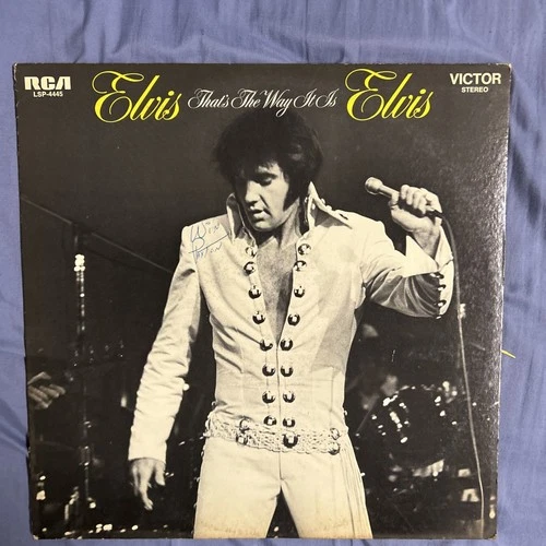 Elvis Presley That's The Way It Is LP Orange Label Flexi Vinyl LSP-4445 RCA