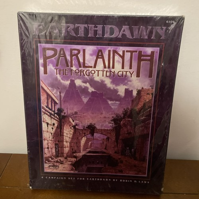 #ad #ad Earthdawn Parlainth: The Forgotten City Campaign Set NOS FACTORY SEALED READ $80.00