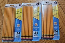 Paper Mate EverStrong #2 Classic wood Pencils Reinforced 72 Counts 3 packs of 24