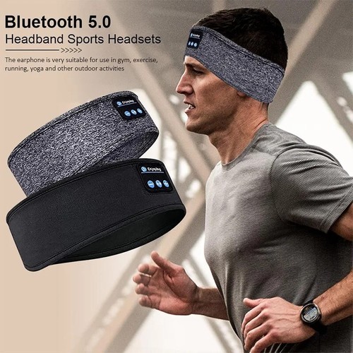 Fone Bluetooth Earphones Sports Sleeping Headband Elastic Wireless Headphones... - Picture 6 of 8