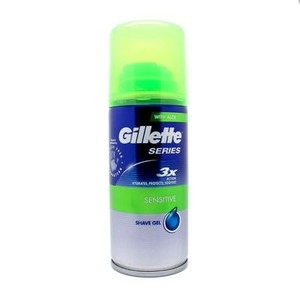 Gillette series shave Gel Sensitive travel 6x 75ml (7702018980857)