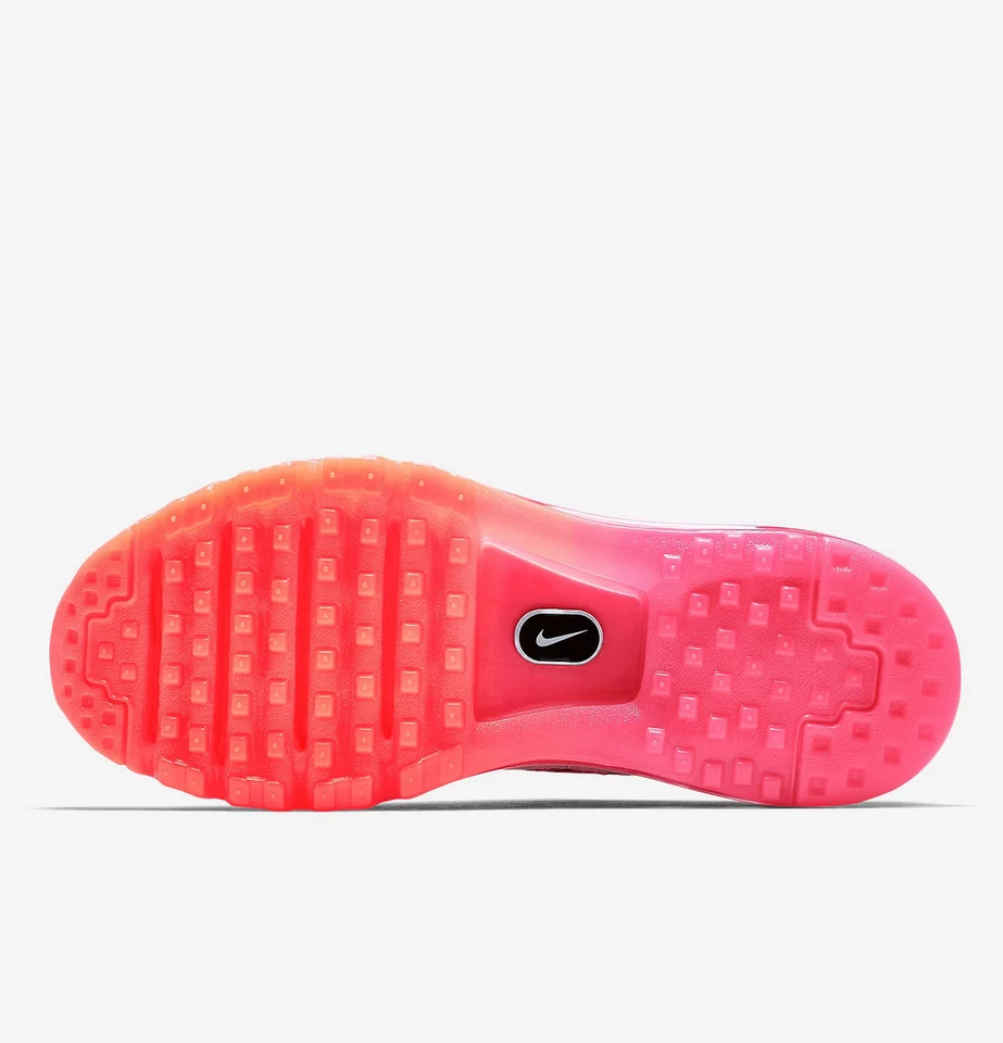 N I K E FLYKNIT MAX 620659-006 Women Size 7.5 Black/White-Pink Foil-Hot Lava - Image 4 of 4