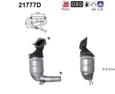 55 KW 75 CV CATALIZZATORE PER Fiat 500 312 1.3 D Multijet
