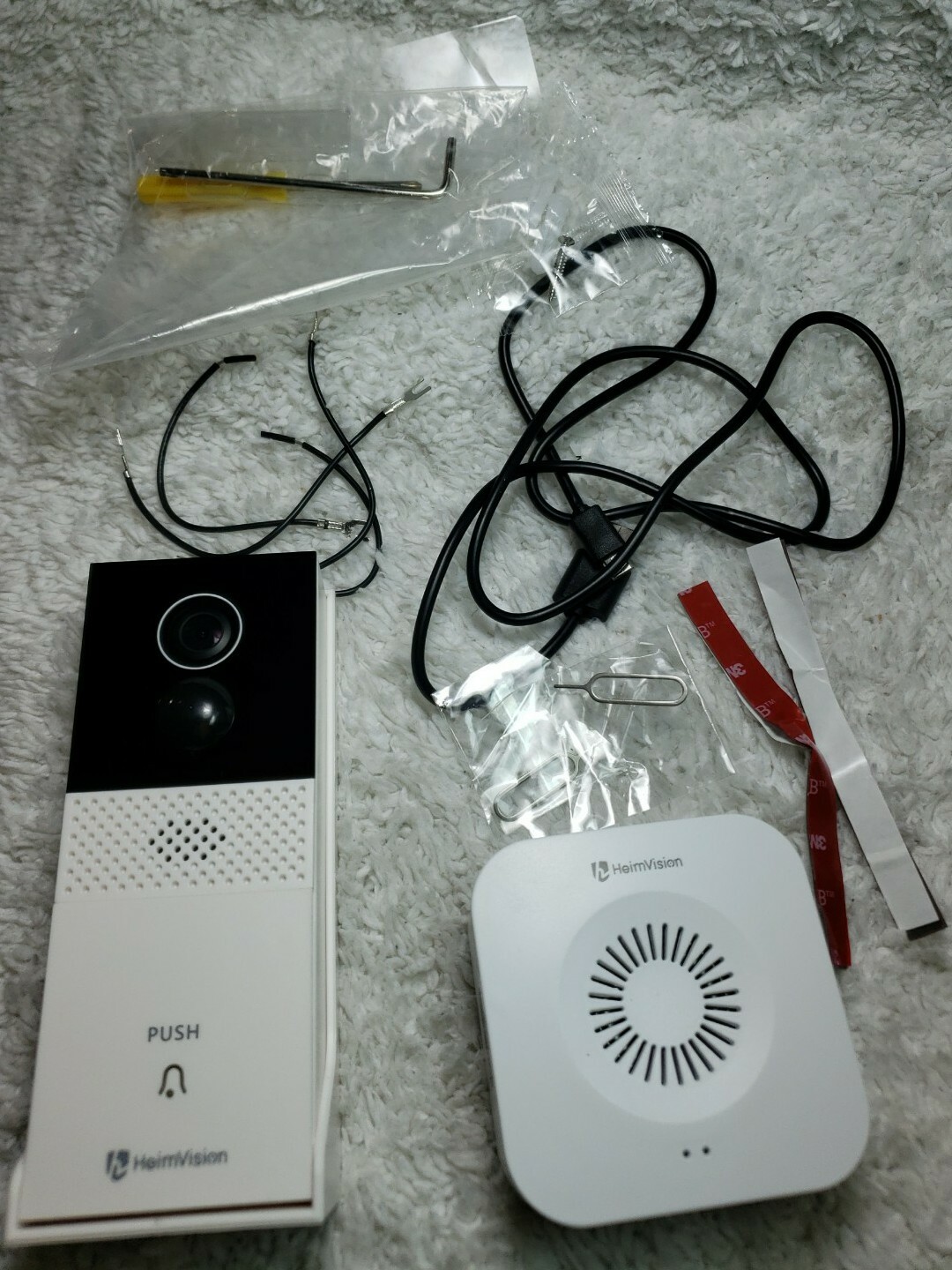 HeimVision HMB1 Smart Wi-Fi Video Doorbell with Motion Detection and Battery Power-image