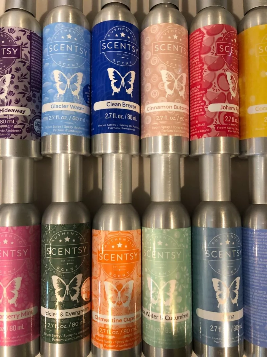Scentsy Room Spray 2.7oz New Retired fragrances with FREE SHIPPING