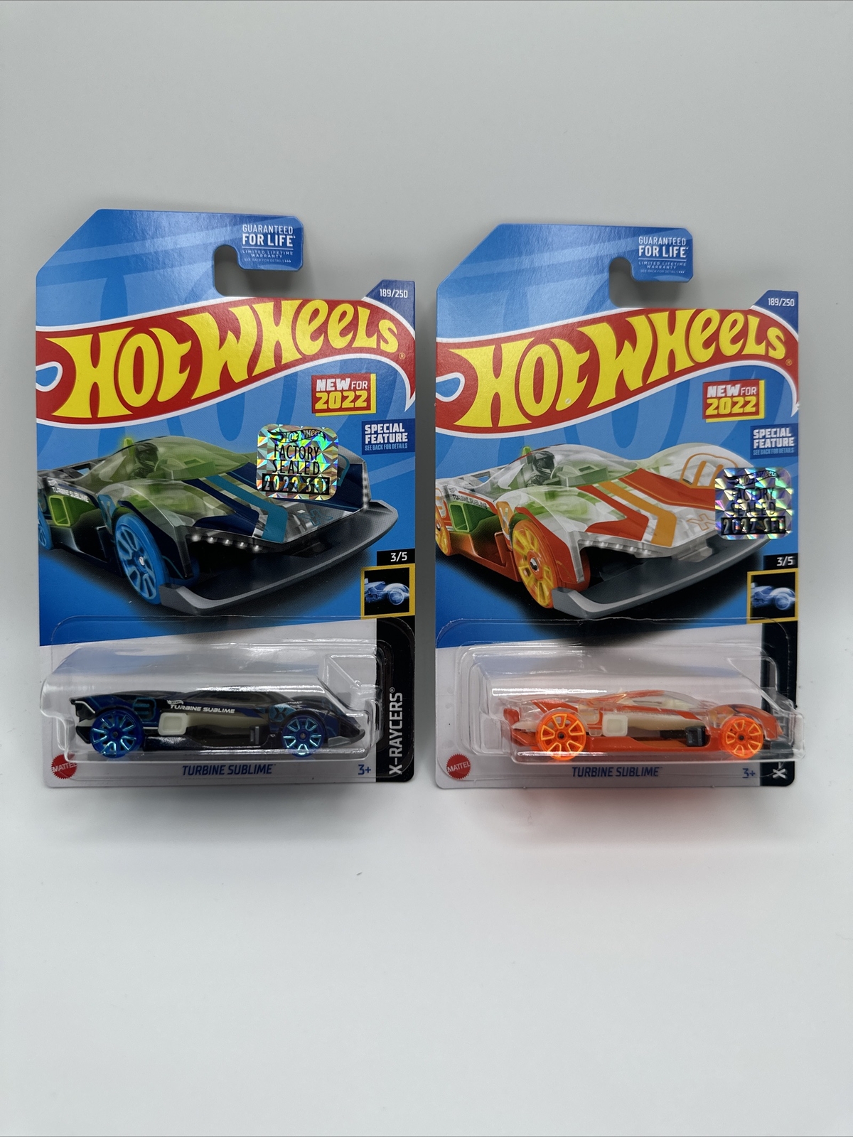 Hot Wheels Turbine Sublime Lot Of 2 From 2022 Factory Set