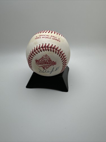 Dave Winfield 1992 World Series Autograph Baseball JSA Cert - Picture 3 of 4