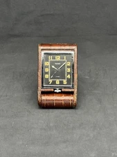 Vintage Jaeger LeCoultre Travel Clock, Swiss