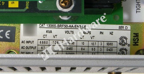 Surplus Allen Bradley 1336S-BRF50-AA-EN3-L6 /D 1336 Plus Drive 480V AC 5HP - Picture 2 of 8
