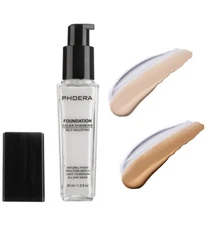 PHOERA Color Changing Liquid Foundation | Full Coverage | Light/Medium Shade