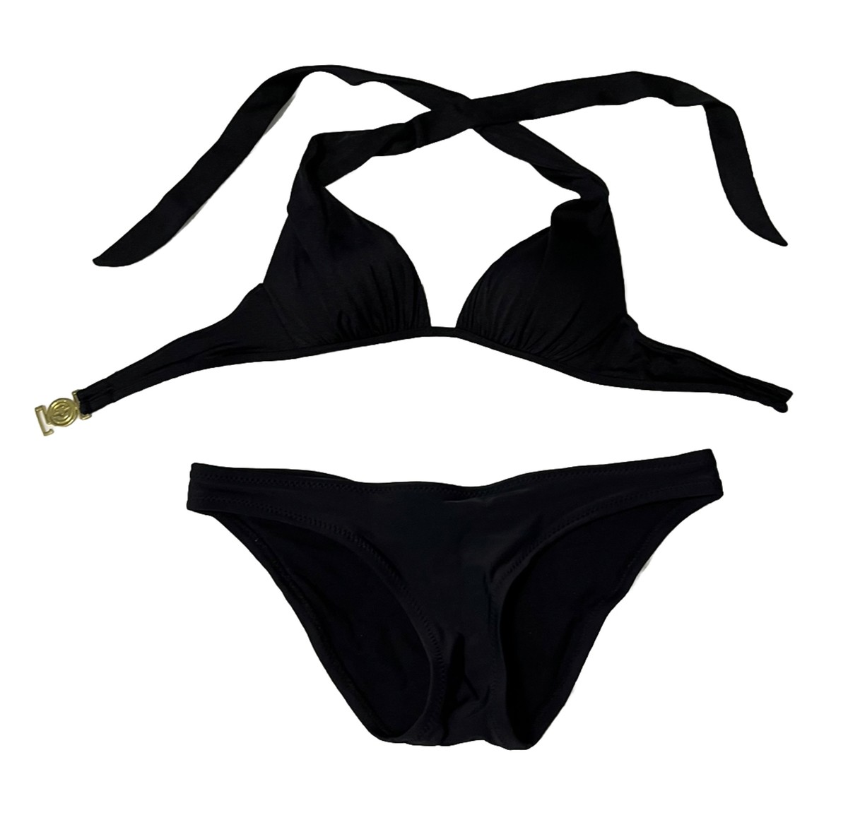 【美品】Victoria’s Secret ビキニ ブラック Victoria's Secret 2 Piece String Bikini Set Black Pink Heart XS