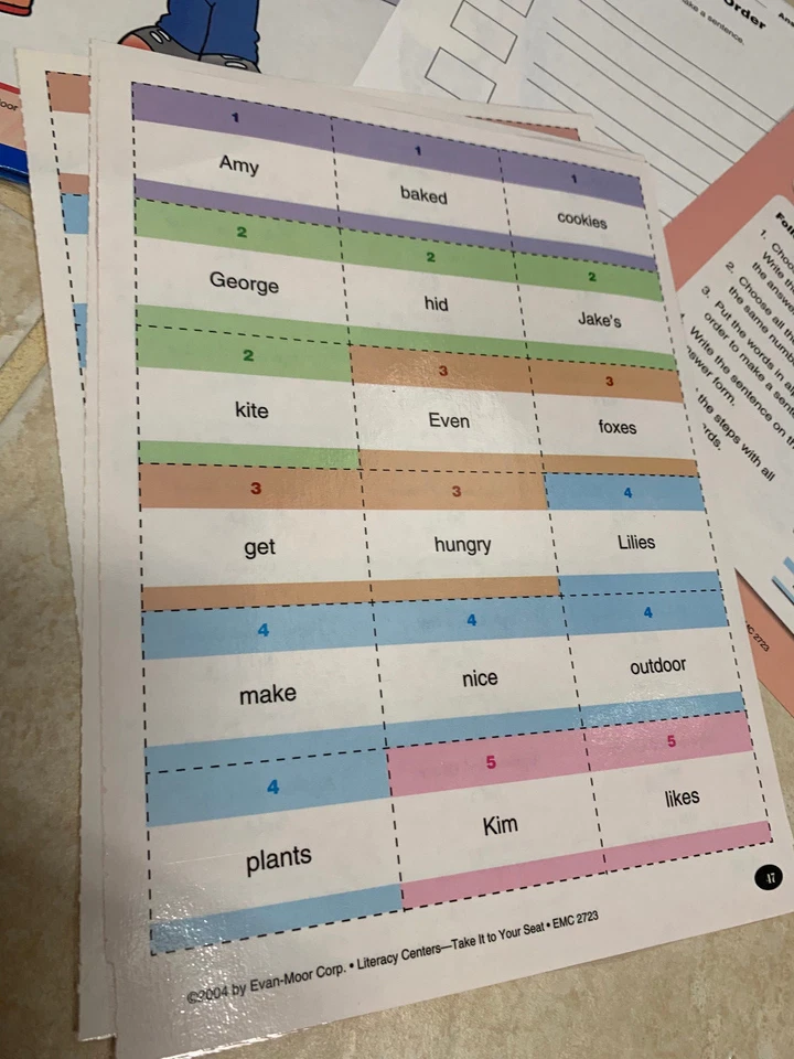 Teacher Made Literacy Center, Classroom Center-Alphabetical Order SC8 - Image 2 of 4