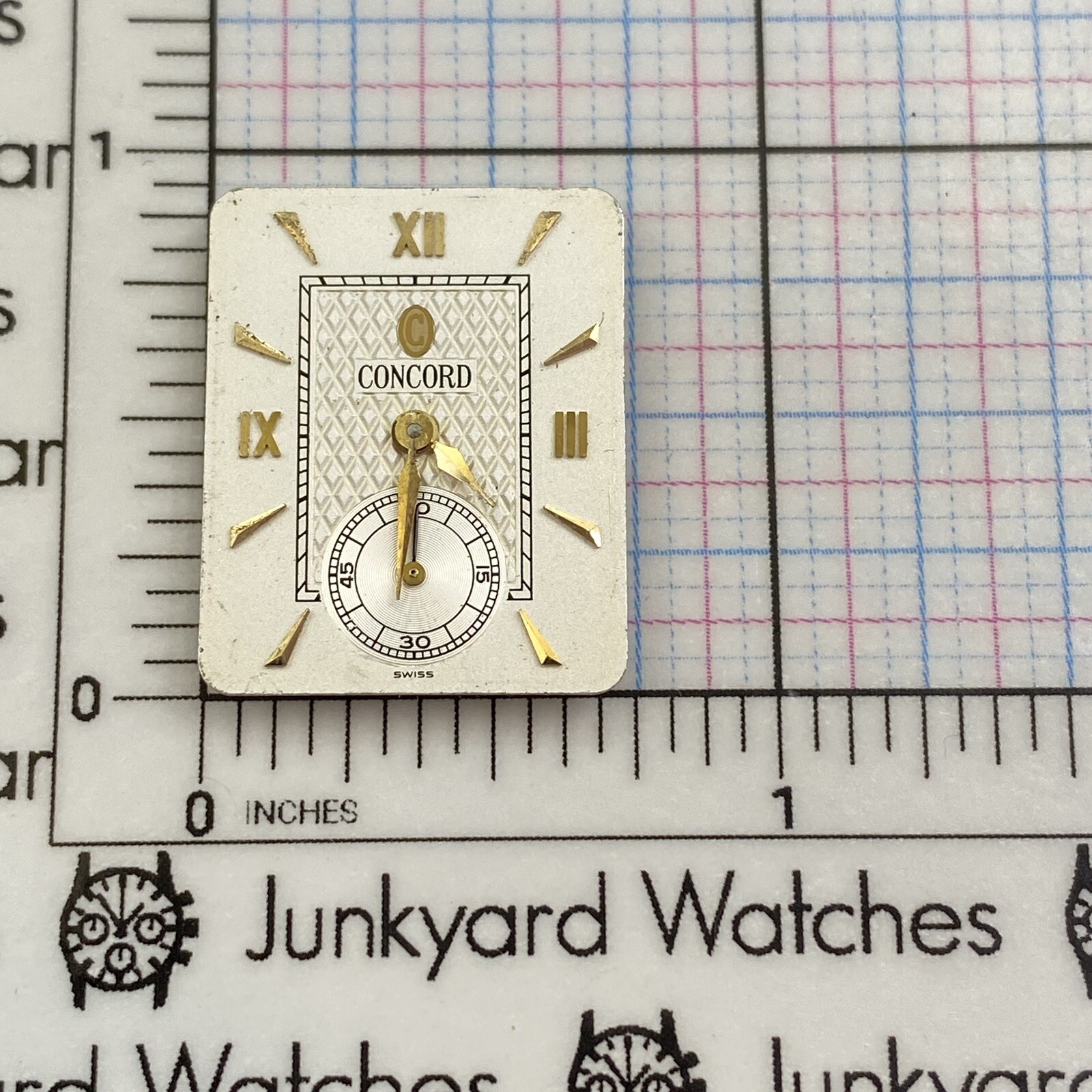 Concord Quartz Watch Movement Repair Parts Spare Watchmaker 15 Jewels ETA 980.16
