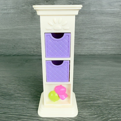 Mattel Fisher Price Loving Family Replacement Bedroom Storage Tower w/ Drawers