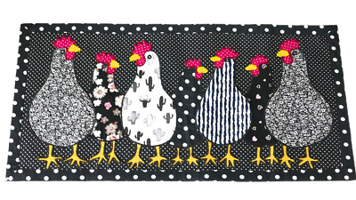Schnittmuster, Ostern Huhn Dekoration, Tischläufer, A4