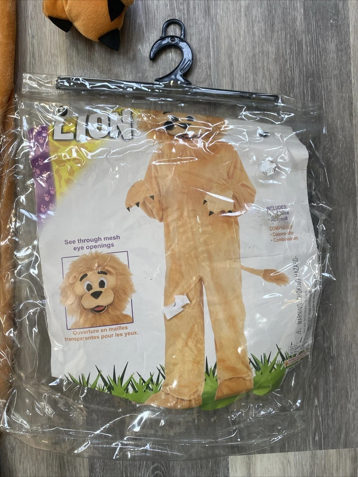 Lion Child Med Mascot animal school sports team costume club Halloween Cosplay - Image 2 of 4