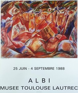 André MASSON — Affiche originale d'exposition, Musée Toulouse-Lautrec, Albi — vue 5 sur 5