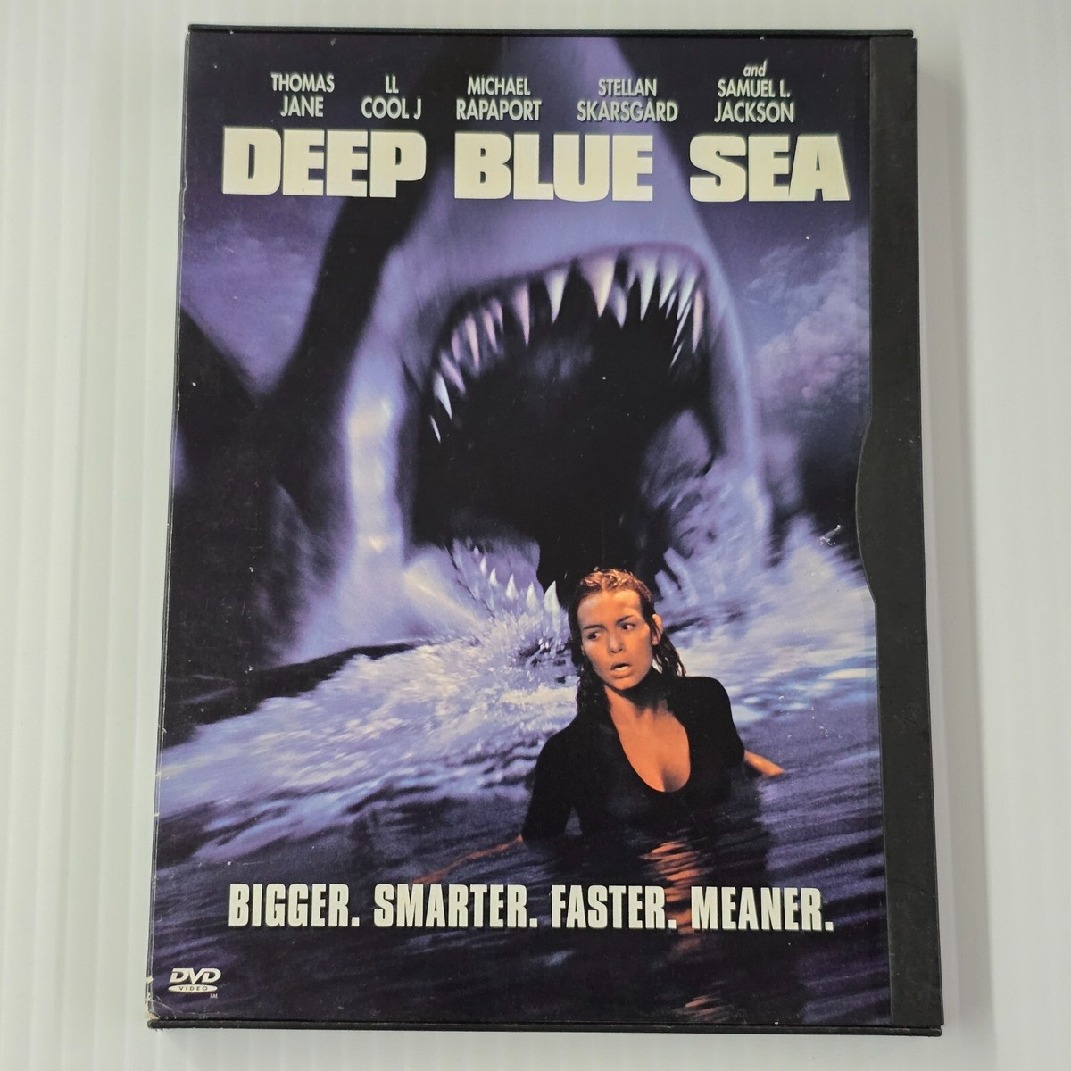 TURTLE /深海の水のように+DVD Deep Blue Sea (DVD, 1999) Thomas Jane, LL Cool J, Michael Rapaport