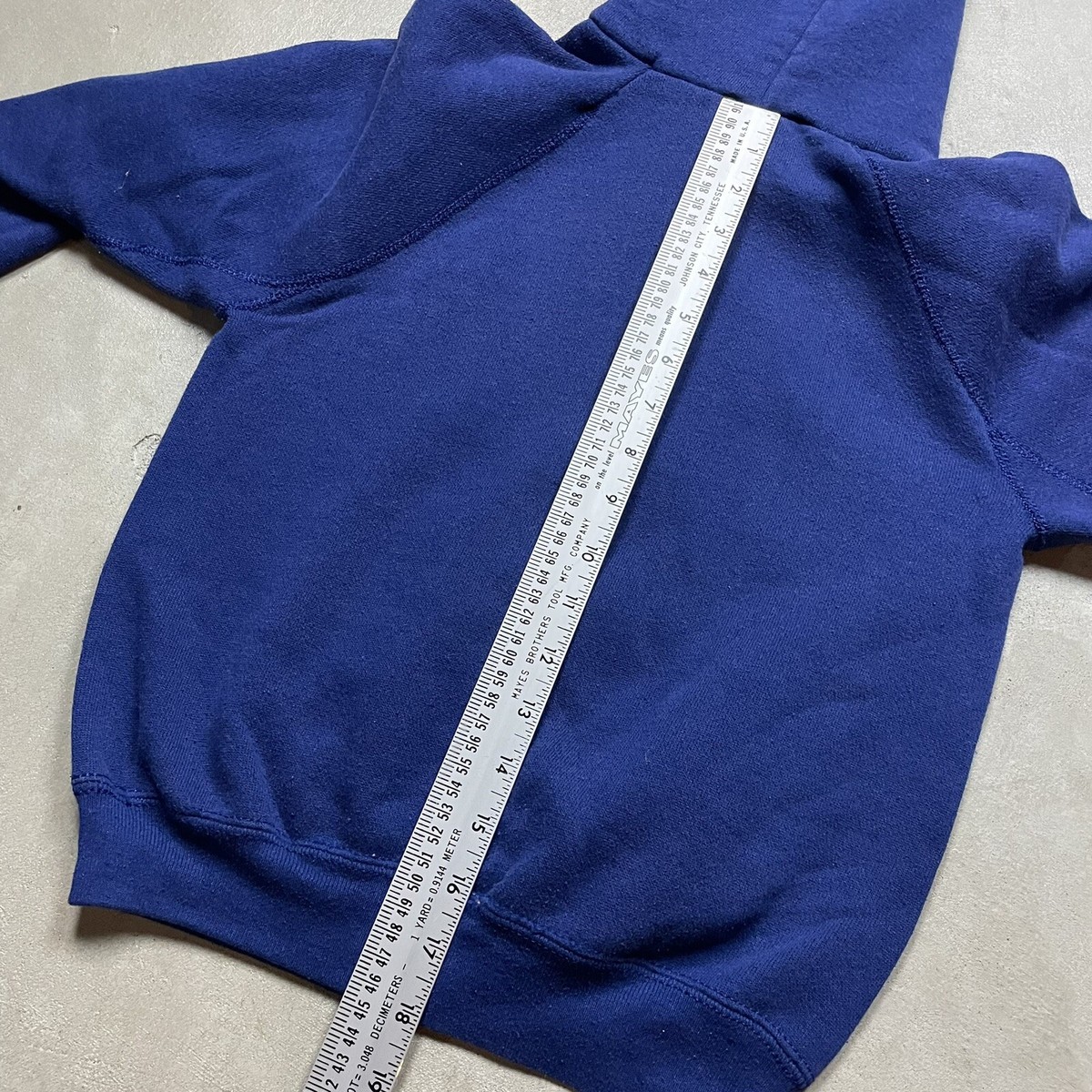 Sweat à Capuche Vintage Discus Athletic Homme 2XL Blanc - Années 80/90 Fabriqué Aux USA