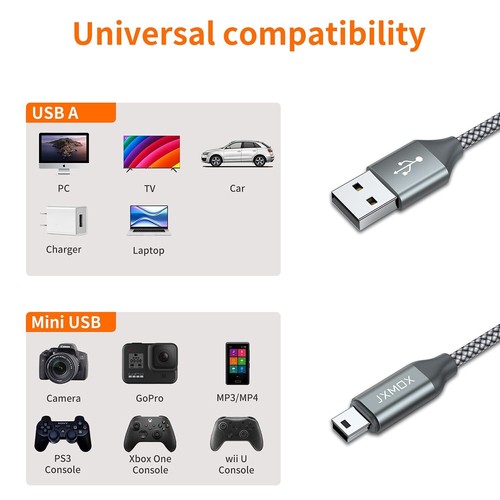 Original Motorola 5FT Mini-USB Charging Data Cable for V3 V180 V188 V220 V325 - Picture 11 of 13