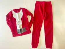 Gymboree Red Santa Pajamas size 8 READ B35