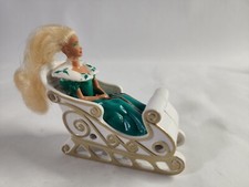 McDonald  s Christmas Barbie Sleigh Happy Meal Toy Rare Vintage