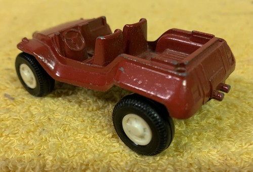 Vintage 1969 Tootsie Toy Diecast Car - Red Dune Buggy Jeep Chicago USA - Picture 4 of 5