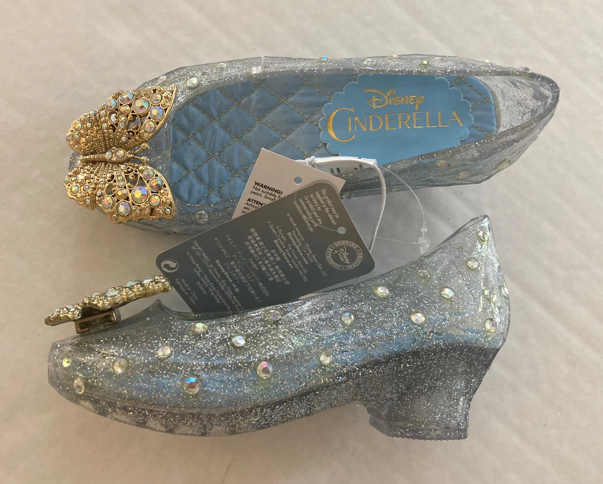 NWT Disney Store Size 9-10 Cinderella Live Action Butterfly Costume Shoes