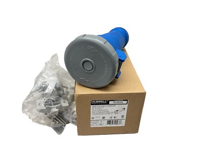 Hubbell HBL460C9W Iec Pin And Sleeve Connector,60A,250V