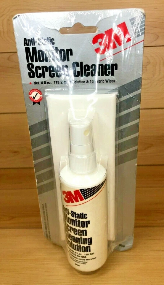 3M Anti-Static Monitor Screen Cleaner 2 Bottles Pack 4oz 118,2 ml and 20 wipes - Image 2 of 4