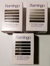 Harry’s Flamingo Women 5-Blade Cartridge Refill 4pk  Aloe Shea Butter - Lot of 3