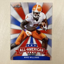 Mike Williams 2017 Leaf Draft #AA-15 All American NCAA Football Clemson Tigers