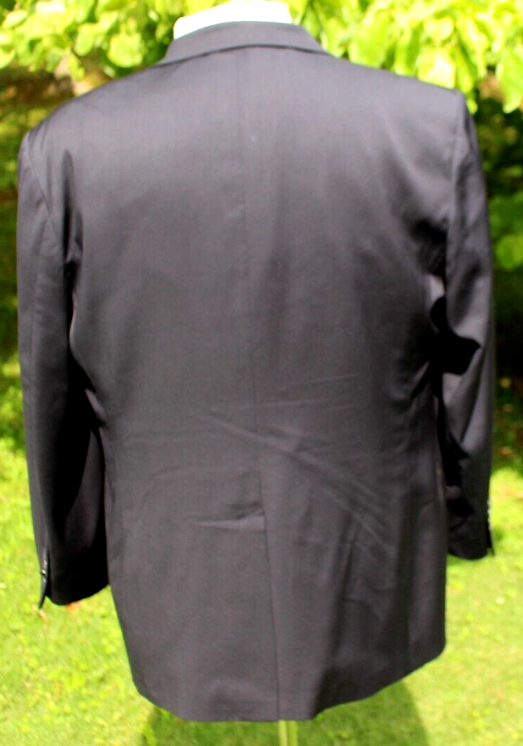 Brooks Brothers Wool Mens Midnite Navy Blue Business Suit 44R 38x 27