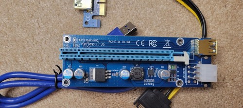 GPU Riser PCE164P-N03 VER009S PCI-E X1-X16 - Picture 2 of 5