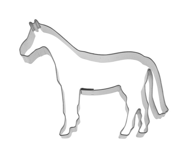 Ausstecher Ausstehform PläTzchenform Keksausstecher Pferd 8 Cm Edelstahl StäDter-image