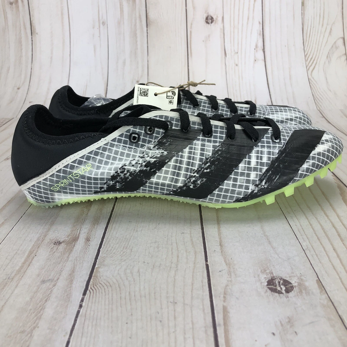 Adidas Sprintstar Track Field Spikes Sprint White Black Womens Choose Size