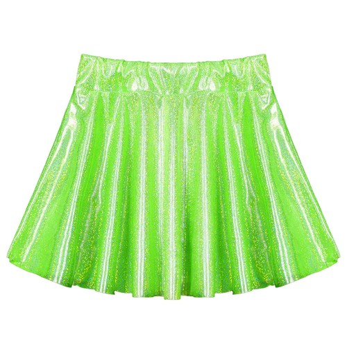 Kids Girls Dance Outfit Stage Performance Dancewear Party Crop Top With Skirt - Picture 17 of 84