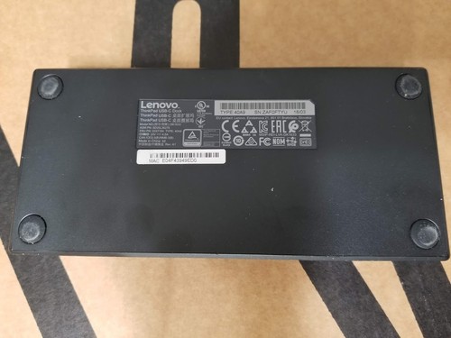 Lenovo Thinkpad USB-C Dock US - 40A90090US Docking Station 40A9 DK1633 - Picture 4 of 6