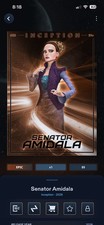 Star Wars Card Trader Inception Epic  Senator  Amidala ￼