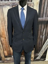 SUITSUPPLY Dark Blue Wool Suit Blazer Size 42R  Sienna  