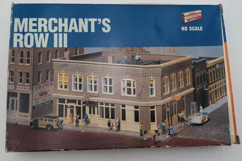 Kit de estructura Walthers 933-3064 HO Cornerstone Series Merchant's Row III | Zustand: New