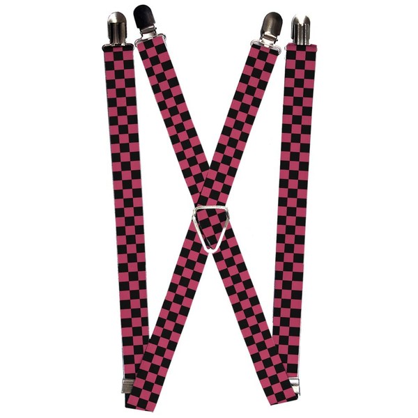 `Suspenders - 1.0`` - Checker Black/Honeysuckle Red` (Us Import) Acc Neu-image