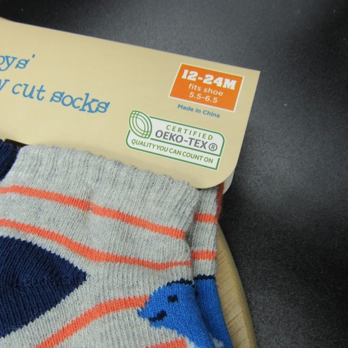 Lily & Dan Jungen und Mädchen 2T-3T & 12-24M tief geschnittene Socken brandneu Paket 18 Socken - Bild 3 von 5