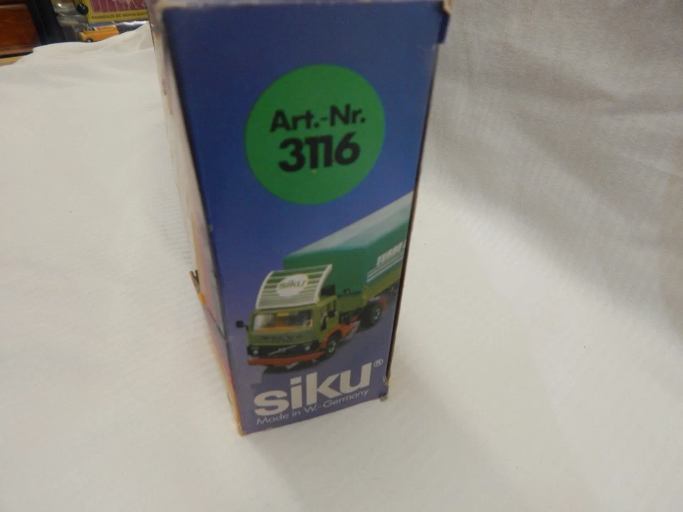 SIKU VOLVO FL7 SEMI TRAILER HUECK ALUMINIUM FENSTAR 3116 BOXED 1:55 SCARCE - Image 2 of 4