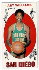 1969-70 Topps Basketball #96 Art Williams - San Diego Rockets