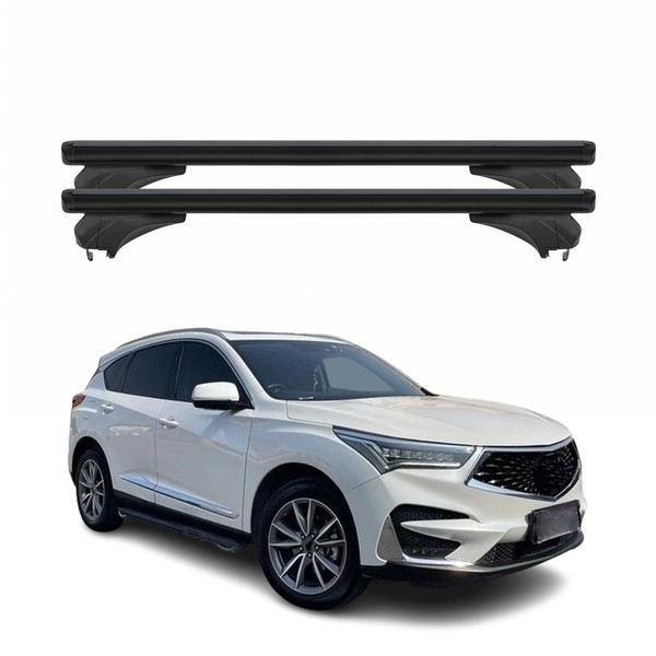 Menabo DachträGer GrundtäGer FüR Acura RDX 2019-2026 Aluminium Schwarz 2 Tlg-image