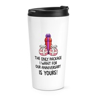 Gift Base Isolierbecher Reisebecher Tasse 16Oz Weiß Metall 1 StüCk